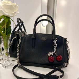 Coach Black Mini Sage Carryall Crossbody Bag